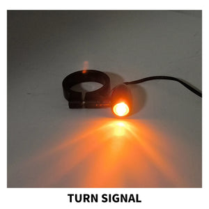 Paire de clignotants LED à collier de fourche pour moto - vue 5