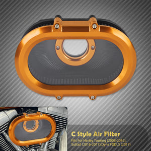 Filtre à Air avec Anneaux Décoratifs Interchangeables - Harley-Davidson Touring, Softail, Dyna, Sportster, Trike – photo 13/26