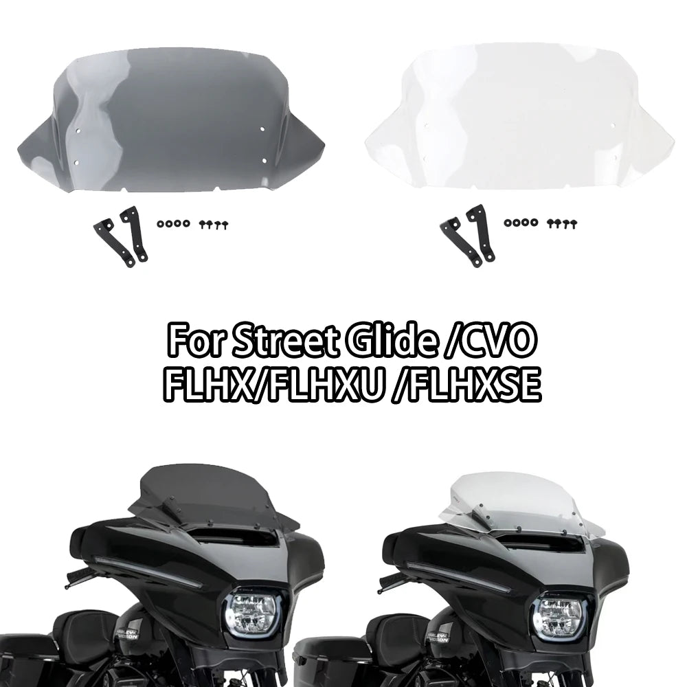 Pare-Brise Teinté 12 Pouces Rehaussé - Harley-Davidson Street Glide 2023 et plus récent – photo 1/8