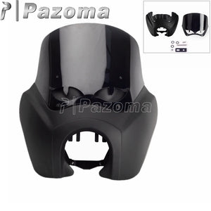Carénage de phare avec pare-brise pour moto Harley Softail - vue 7