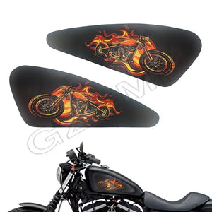 Autocollant décoratif drapeau sur réservoir de Harley Sportster - vue 27