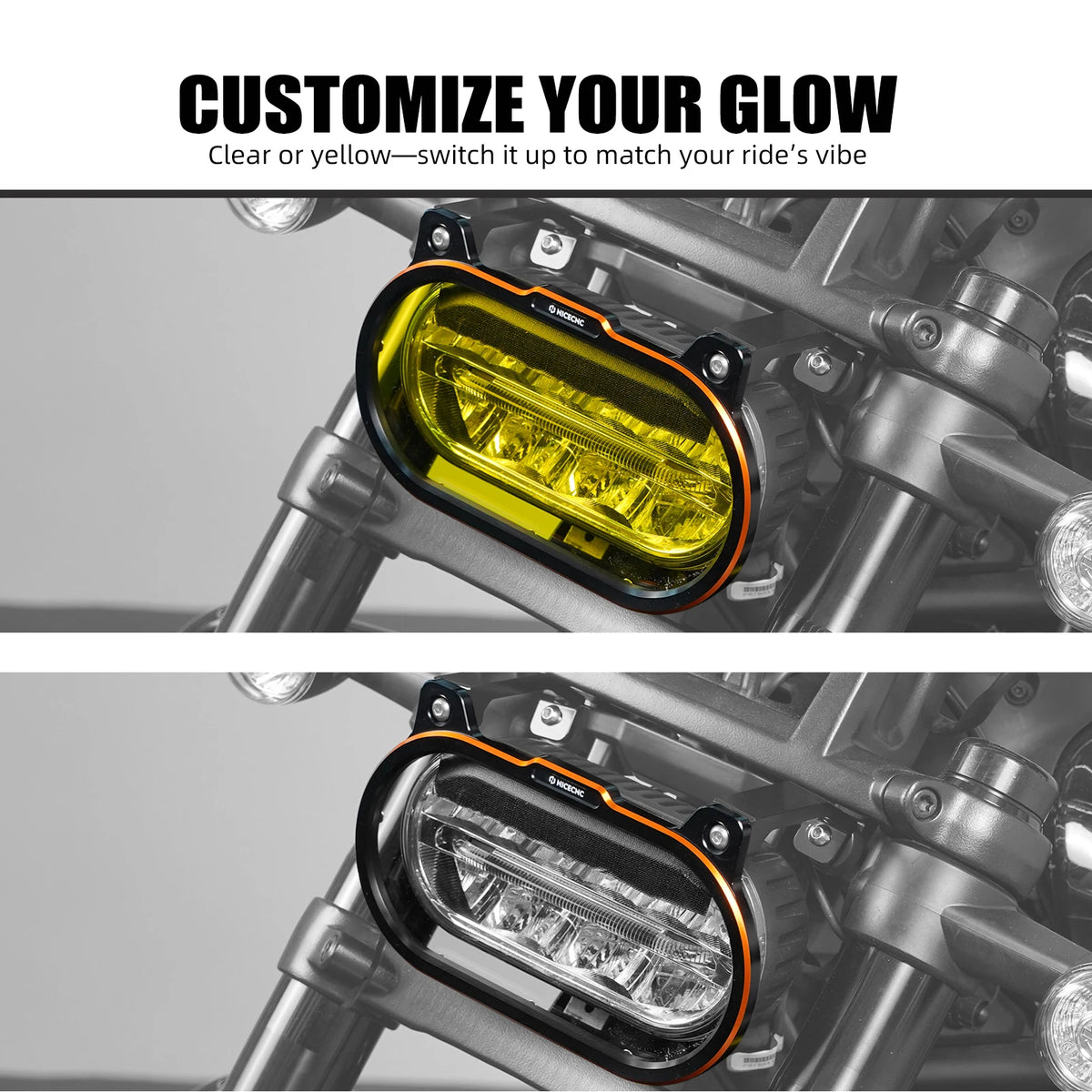 Grille de Protection de Phare (Headlight Guard) Aluminium - Harley-Davidson Sportster S 1250 2021-2024 – photo 2/8