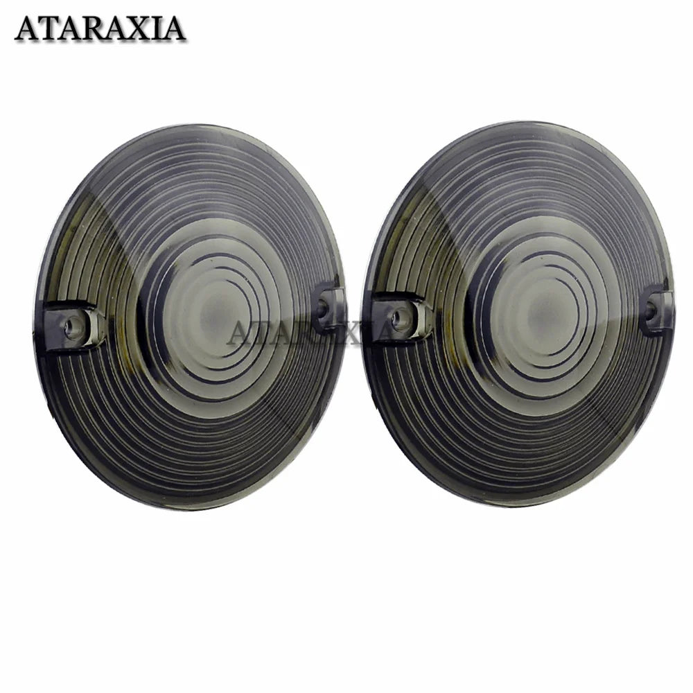 Cabochons de clignotants fumés pour Harley Touring - vue 1