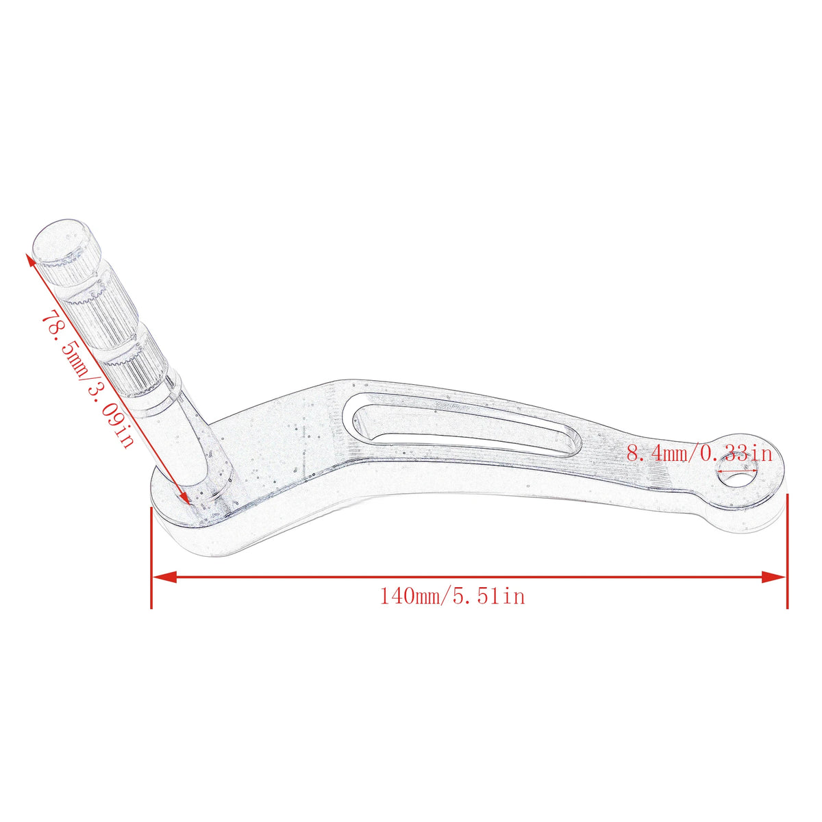 Bras de tringle de sélecteur prolongé pour Harley Softail Fat Bob et Heritage Classic 2018-2023 – photo 5/9