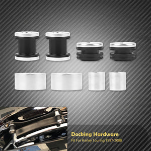 Kit de Fixation Rapide pour Dossier/Sissy Bar (Docking Hardware) - Harley-Davidson Sportster, Touring & Softail – photo 9/9