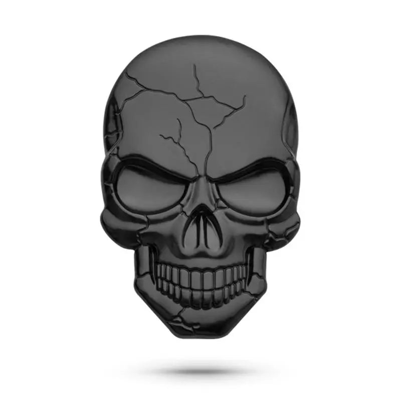 Badge autocollant 3D tête de mort en métal pour moto - vue 9