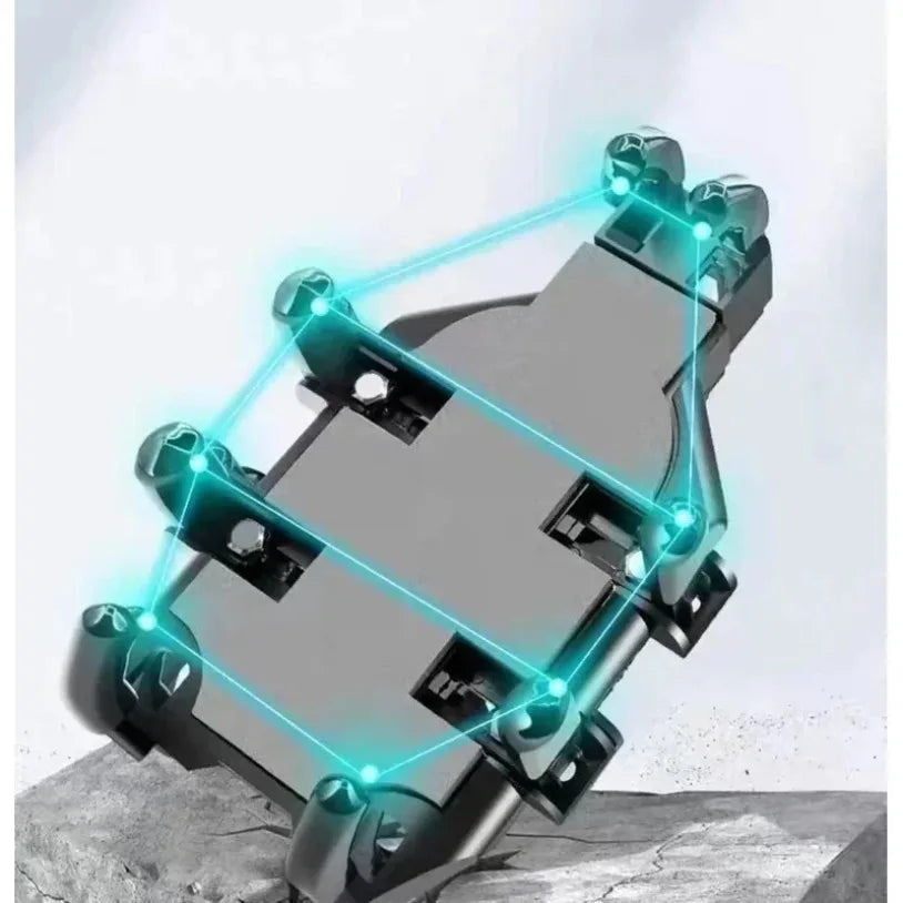 Support téléphone universel 8 griffes VIKEFON pour moto, scooter, quad et vélo - vue 4
