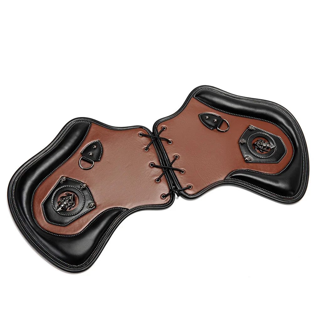 Protège-jambe cuir universel anti-brûlure pour échappement - Harley-Davidson Sportster et autres – photo 7/9