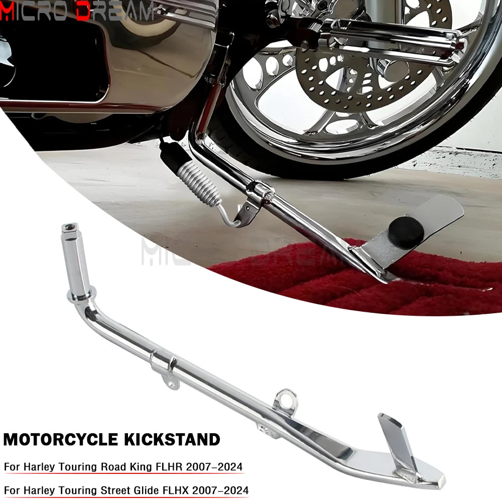 Béquille Latérale 13,2''/14,1''/14,8'' - Harley-Davidson Touring Road King, Street Glide 2007-2024 – photo 1/11