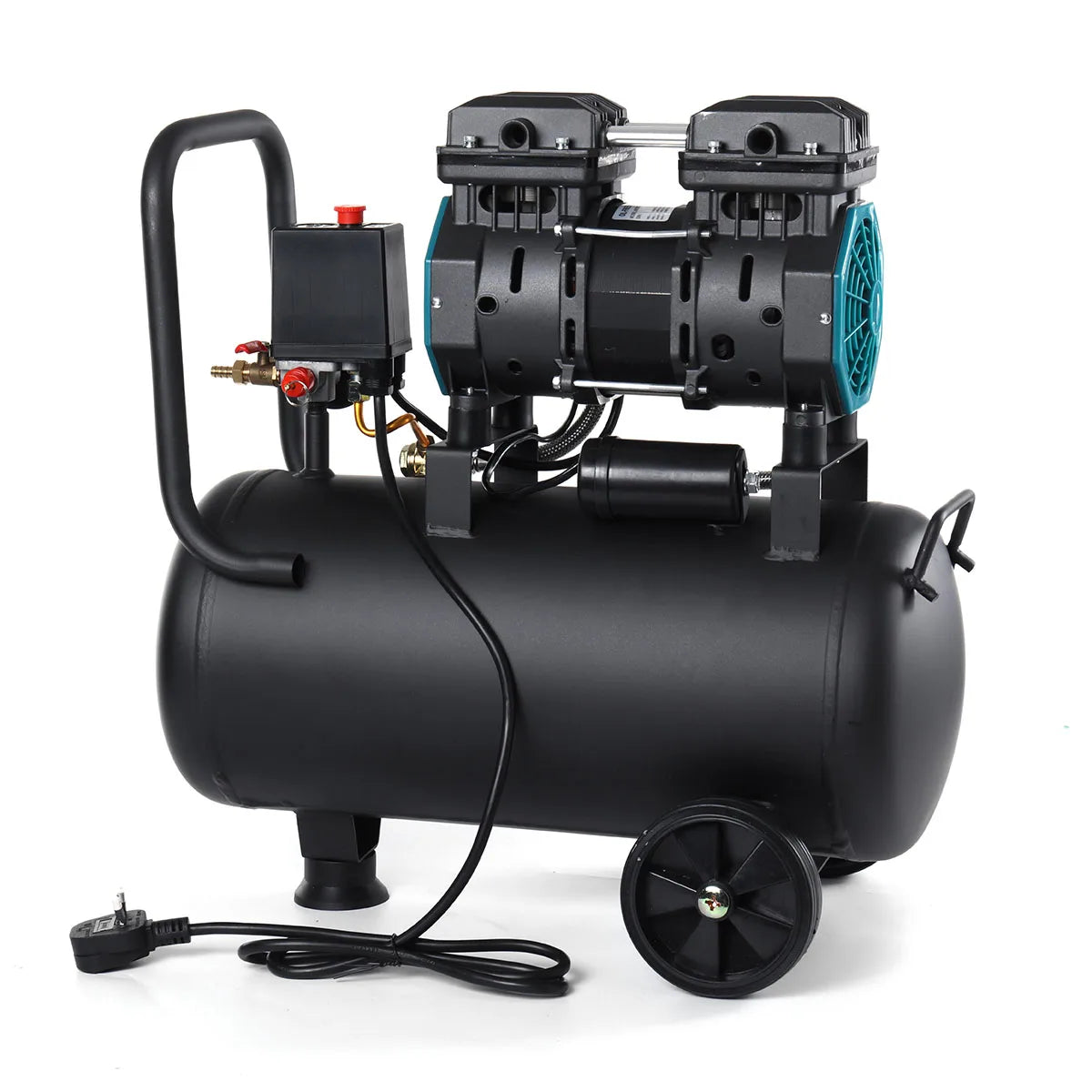 Compresseur d'Air Silencieux 1500W 24L Sans Huile - Atelier & Gonflage Pneus – photo 3/6