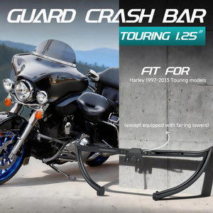 Barre de Protection Moteur "Chopped" 1.25" (Crash Bar) - Harley-Davidson Touring 1997-2013 – photo 2/7