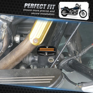 Couvercle de maître-cylindre arrière pour Harley Touring - vue 1