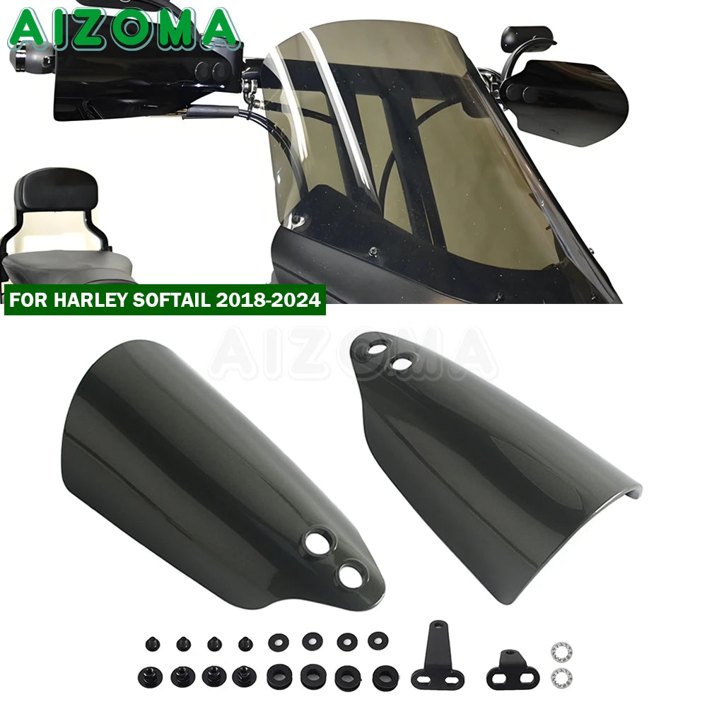 Protège-mains pour Harley-Davidson Softail Street Bob, Standard, Heritage Classic, Deluxe, Low Rider ST 117 FXLRST (2018-2024) – photo 2/16