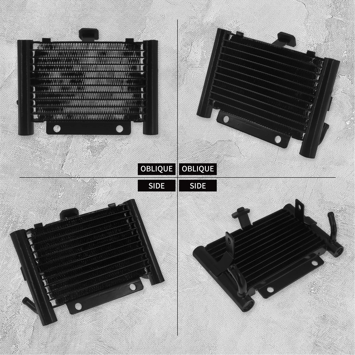 Radiateur Refroidisseur d'Huile Noir - Harley-Davidson Touring 2017-2025 – photo 5/7