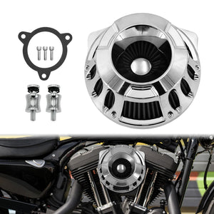 Filtre à air CNC chromé à cornet apparent pour moto Harley-Davidson - vue 24