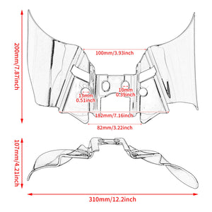 Déflecteur thermique de selle noir en ABS pour Harley-Davidson Dyna - vue 6