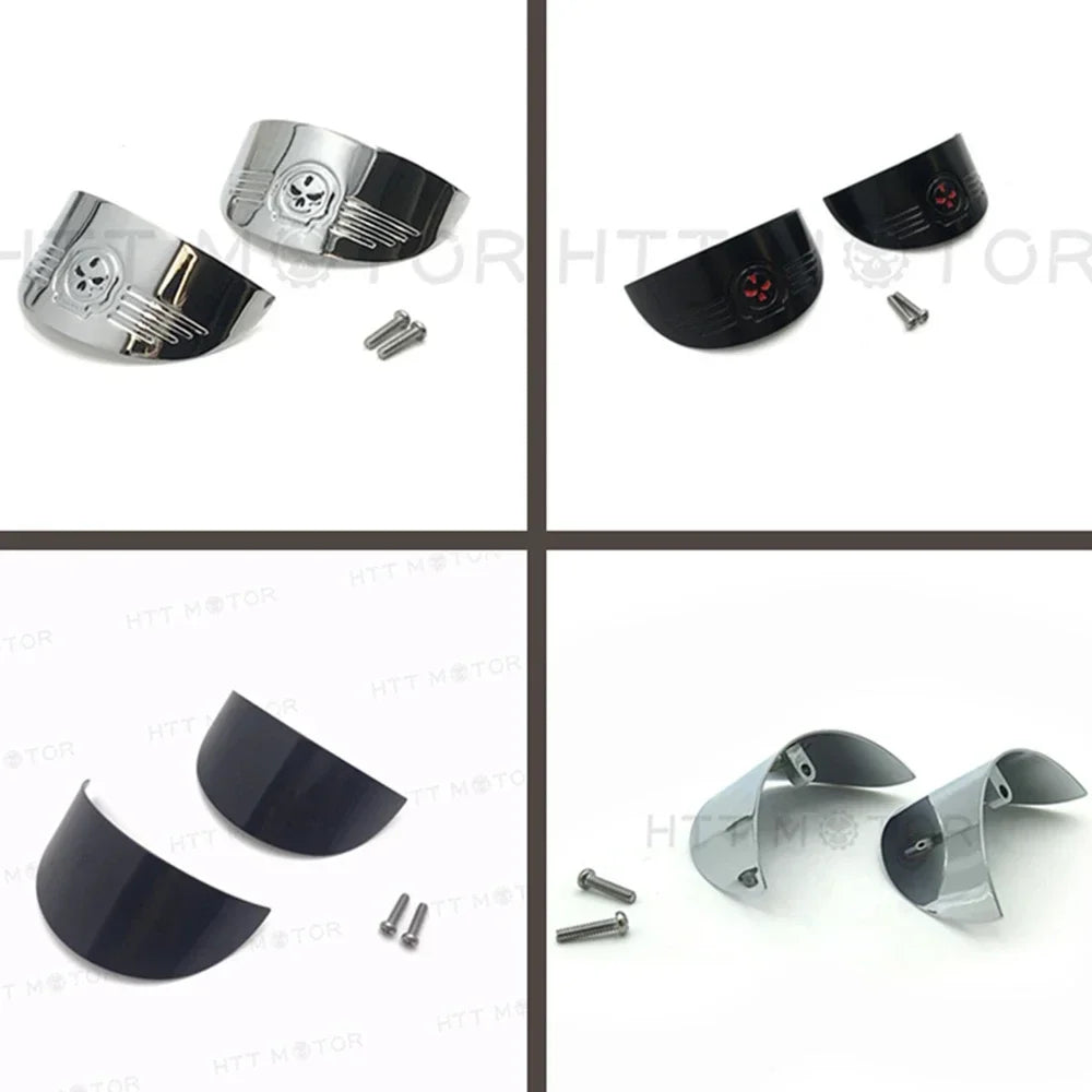 Visières de clignotants pour Harley Touring - vue 1