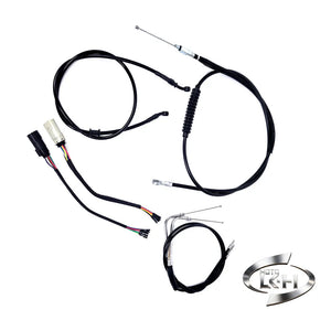Kit de durite d'embrayage et de frein d'extension 10-18 pouces pour Harley-Davidson Sportster XL883, Iron XL1200, Forty Eight, 72V 2007-2024 – photo 3/20