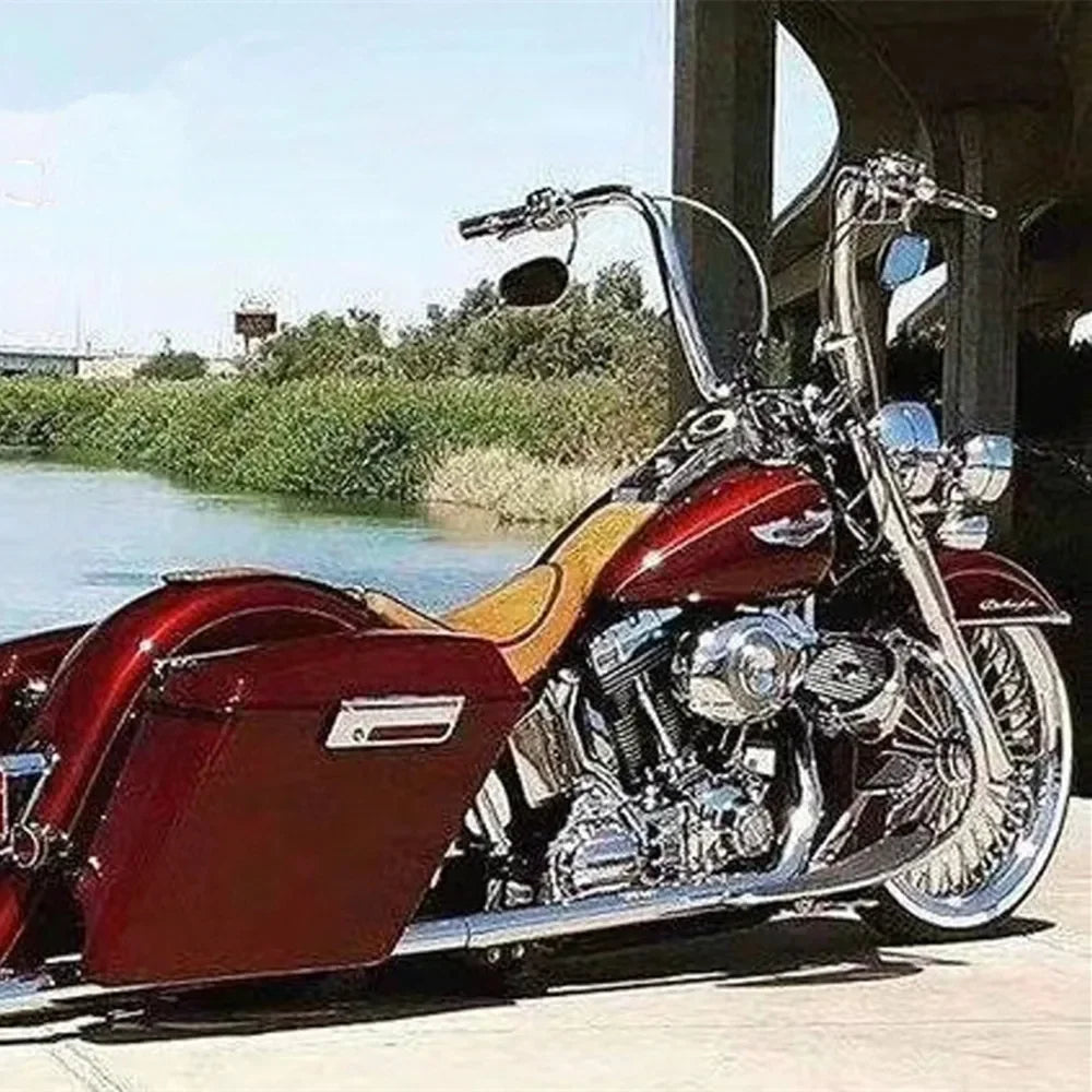 Guidon ape hanger 1-1/4 pour Harley Sportster et Softail - vue 1