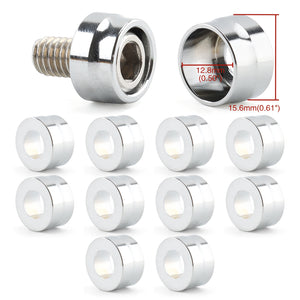 Caches de vis aluminium pour Harley Touring Softail - vue 10