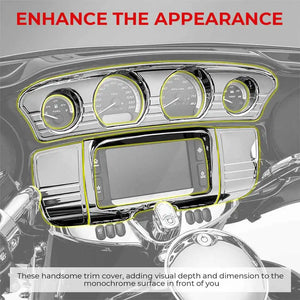 Kit garnitures de carénage chromées pour Harley Touring - vue 6