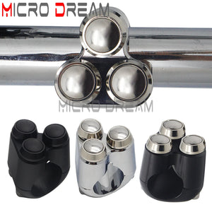 Commodo de guidon à boutons pour Harley - vue 2