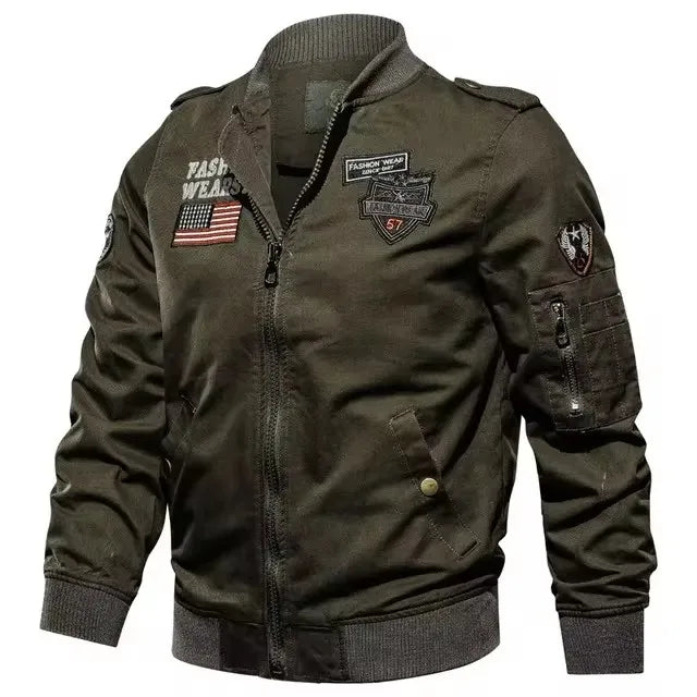 Veste tactique moto homme kaki multi-poches - vue 7