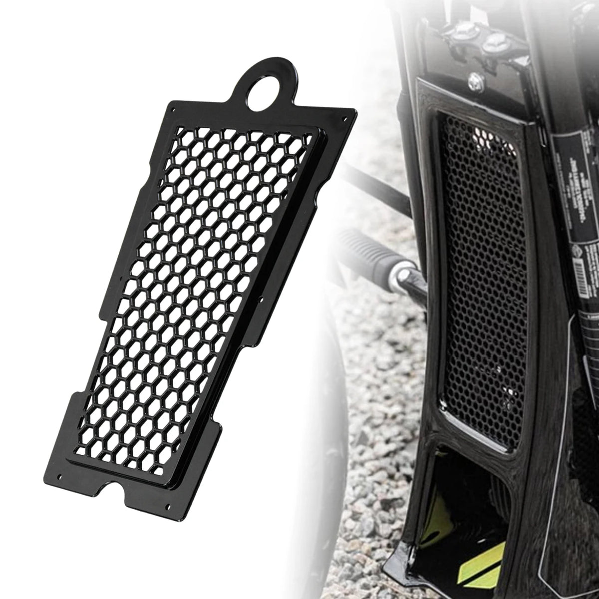 Cache de calandre de radiateur Noir/Chrome - Harley-Davidson Softail 2018-2023 – photo 8/8