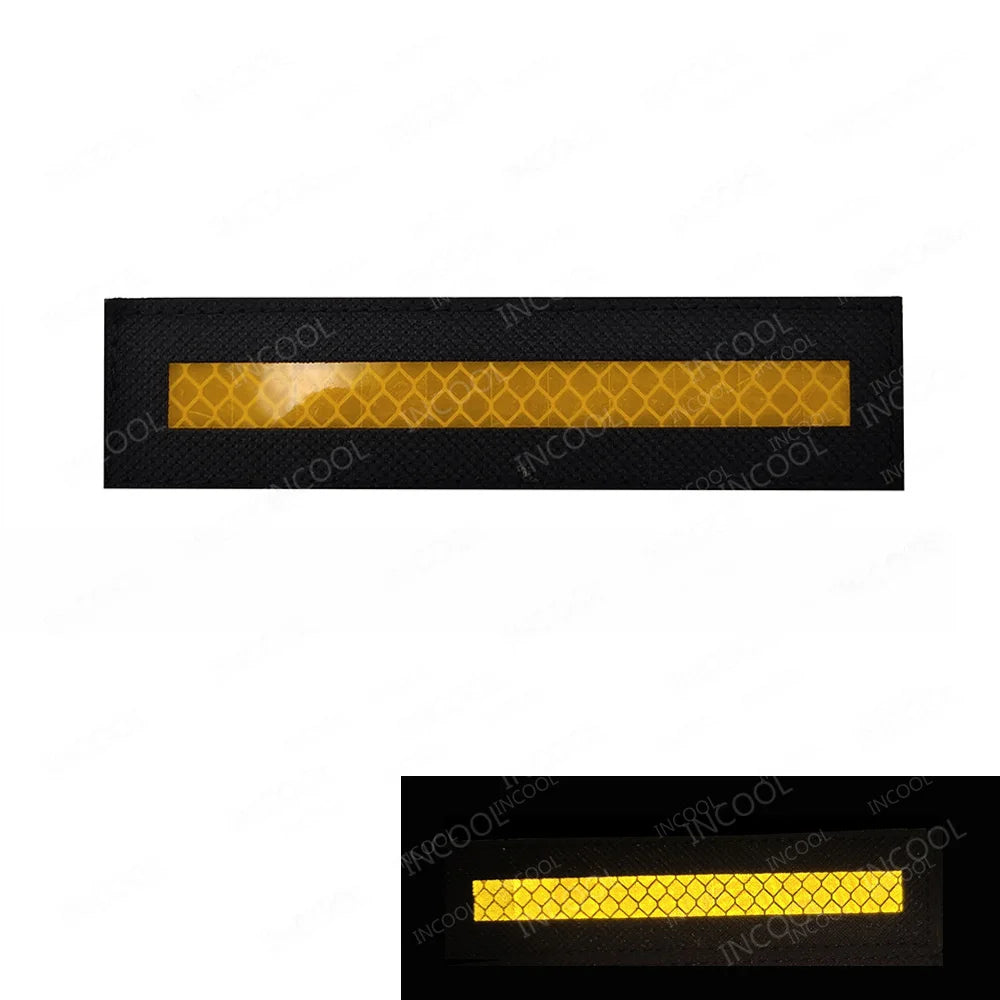 Bande chevron réfléchissante velcro pour blouson de moto - vue 13