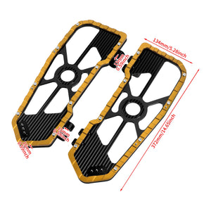 Planchers avant conducteur en aluminium coloré pour Harley-Davidson Touring - vue 6