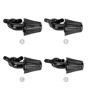 Filtre à air CNC gris et rouge pour moteur Harley-Davidson - vue 3