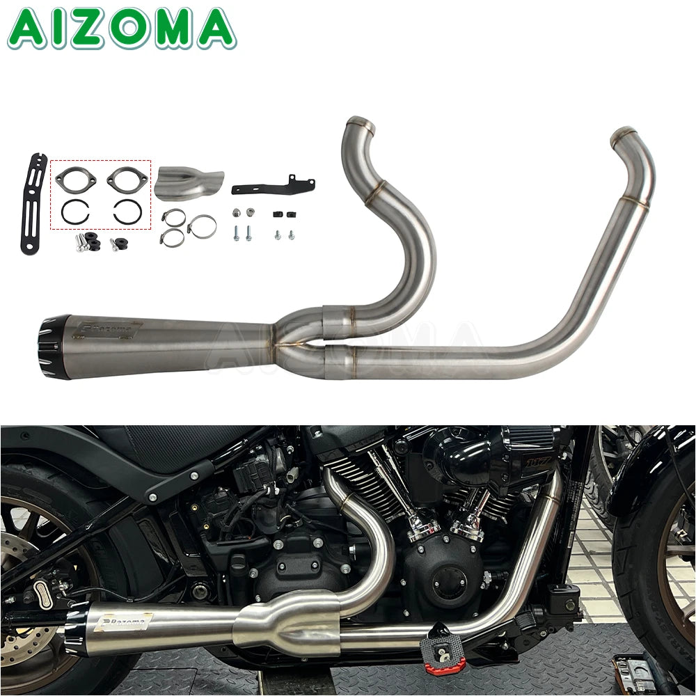 Système d'échappement pour Harley-Davidson Softail Low Rider ST FXLRST EI Diablo FXRST 117 2022 2023-24 – photo 7/20
