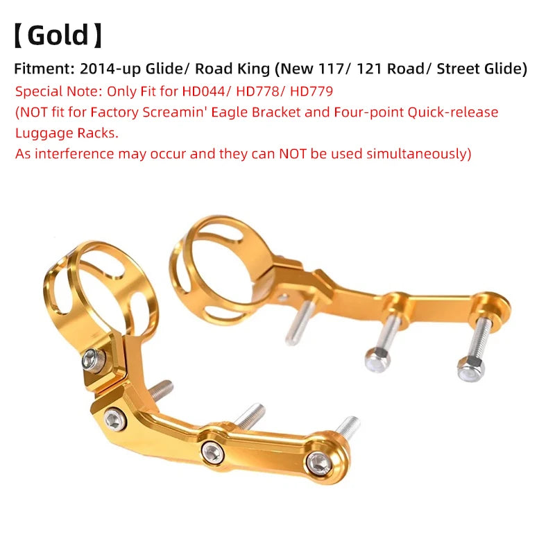 Support de Réservoir Déporté d'Amortisseur CNC pour Harley Touring 2014+ – photo 7/8