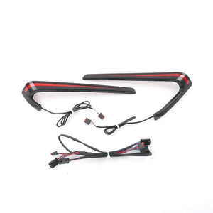 Feux LED de sacoches arrière « Tracer », rouge/fumé - Harley-Davidson Softail Low Rider ST 2022-2024 – photo 6/6