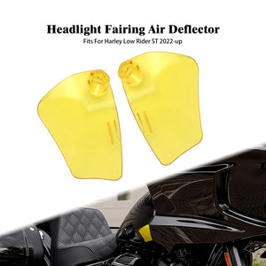 Déflecteurs d'air latéraux colorés pour phare de Harley-Davidson Low Rider ST - vue 7