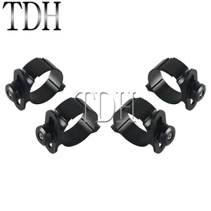 Collier de fourche chromé pour carénage de moto - vue 5