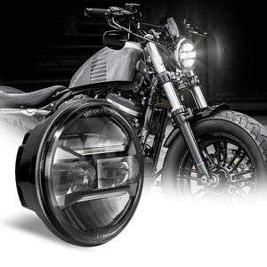 Phare LED 5,75 pouces pour Harley Dyna Softail - vue 1