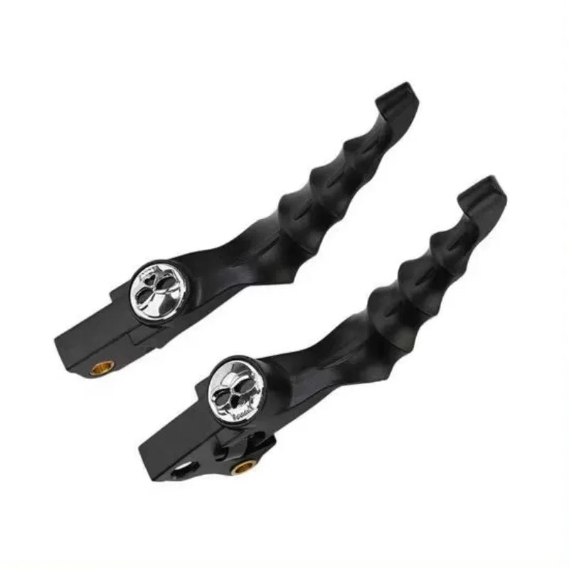 Leviers de frein et d'embrayage design tête de mort pour Harley Sportster 1200/883 2004-2015 – photo 1/6