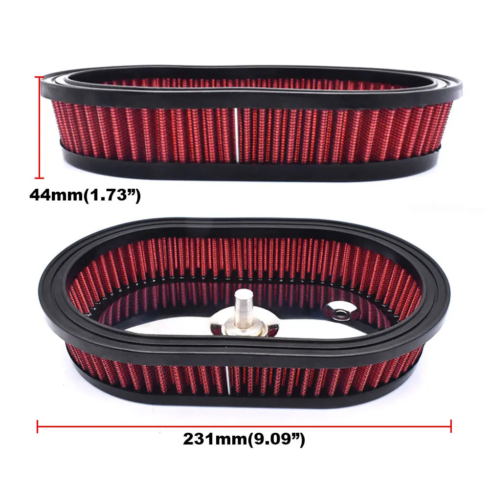 Filtre à air rouge de remplacement pour Harley Softail et Touring - vue 2