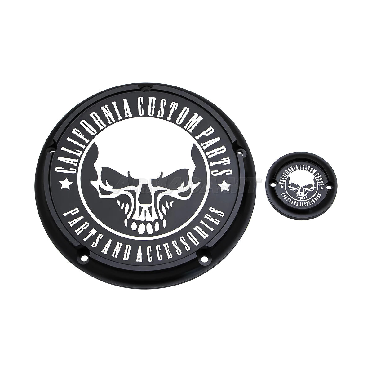 Cache derby et cache de distribution pour Harley Touring - vue 16