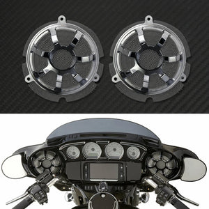 Grilles de haut-parleurs avant 6'' en aluminium (lot de 2) - Harley Touring Electra Glide, Street Glide, Tri Glide 2014-2023 – photo 12/12
