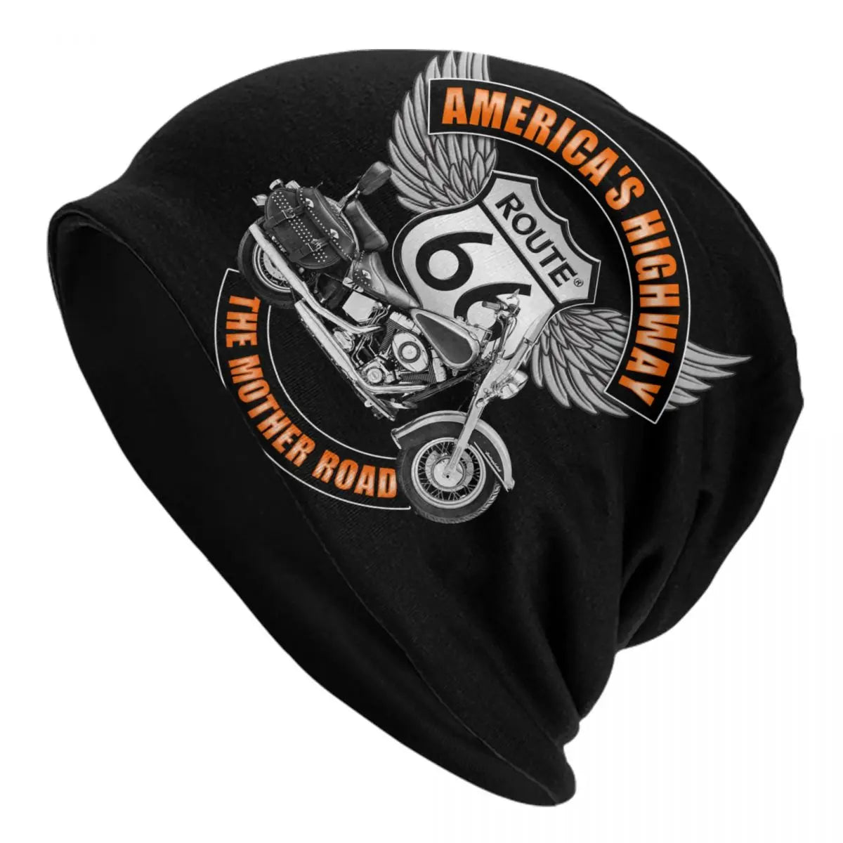 Bonnet tricoté biker Route 66 pour l'hiver - vue 25