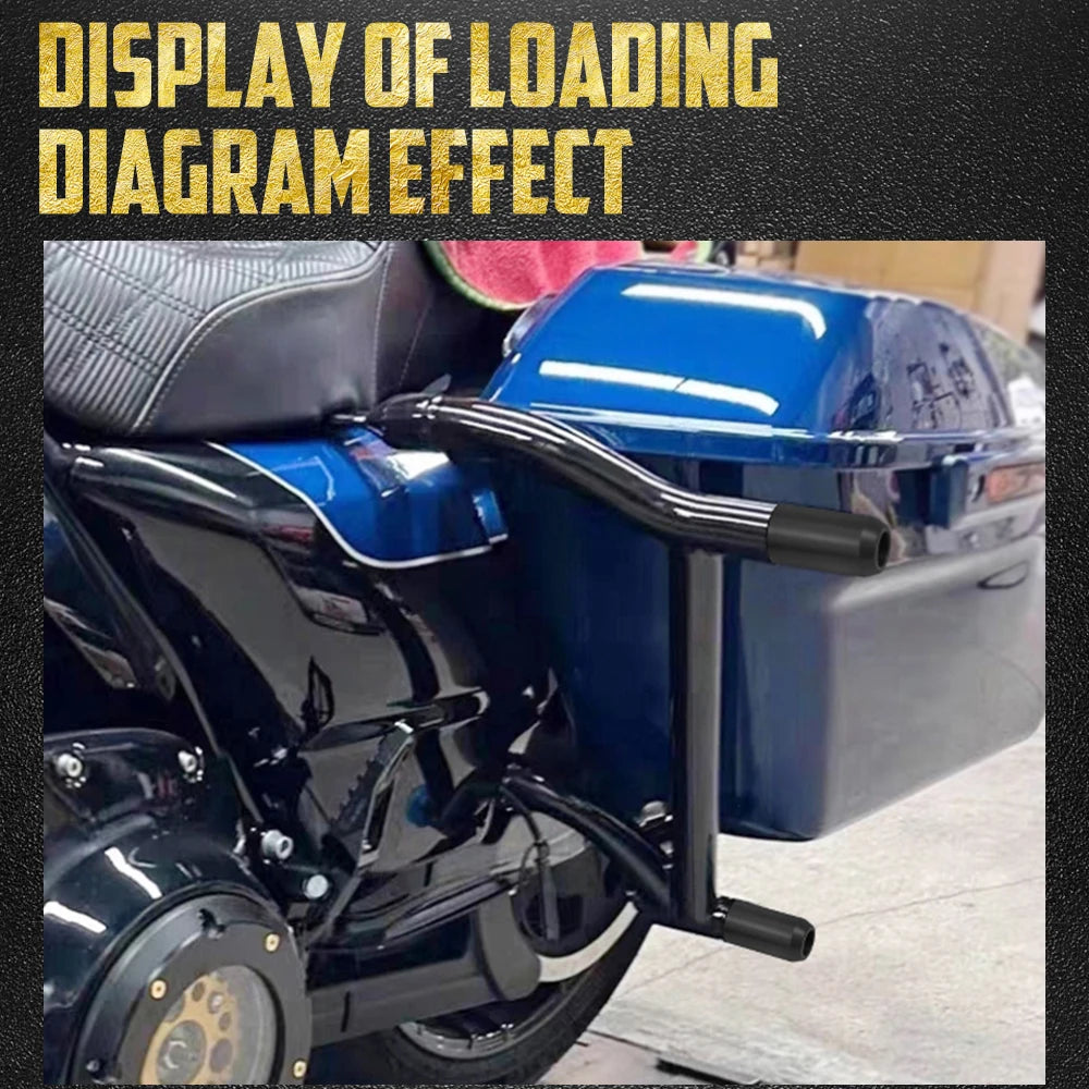 Support de protection arrière sur sacoche Harley Touring - vue 3
