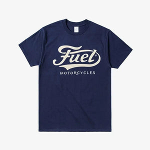 T-shirt Coton Imprimé Étiquette Essence Moto - vue 4