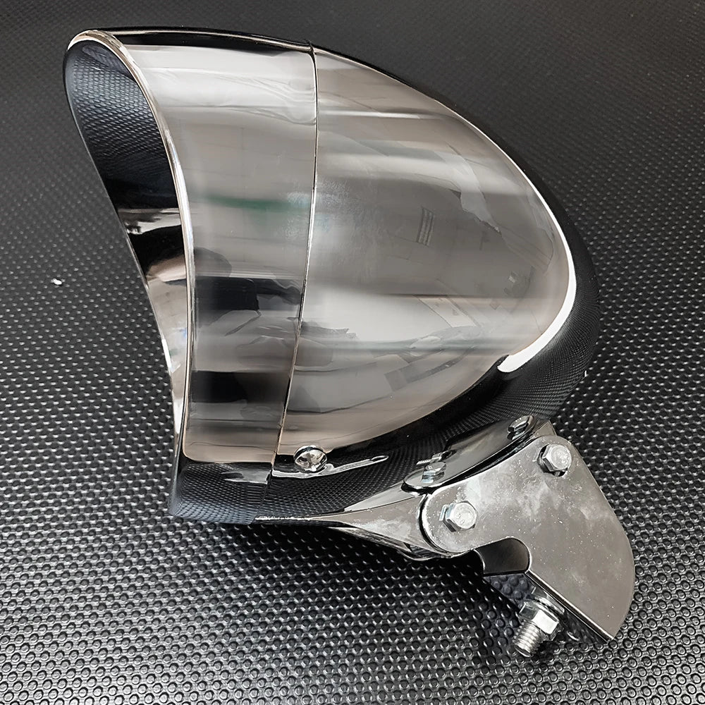 Support inférieur de phare chromé pour Harley - vue 5