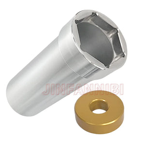 Douille d'écrou de pignon de boîte pour Harley Big Twin - vue 1