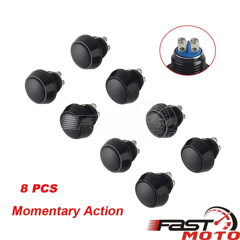 Bouton poussoir 12 mm pour Harley - vue 12