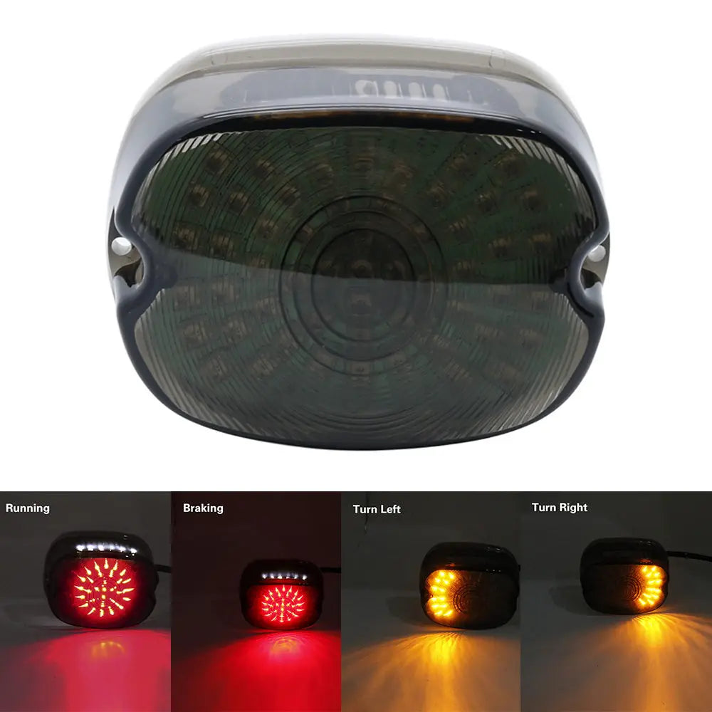 Feu arrière LED lay-down pour Harley Softail Dyna Touring - vue 4