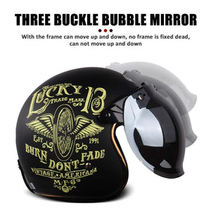 Visière bulle fumée relevable pour casque de moto - vue 4