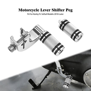 Levier de sélecteur de vitesse en aluminium pour Harley-Davidson Softail - vue 9